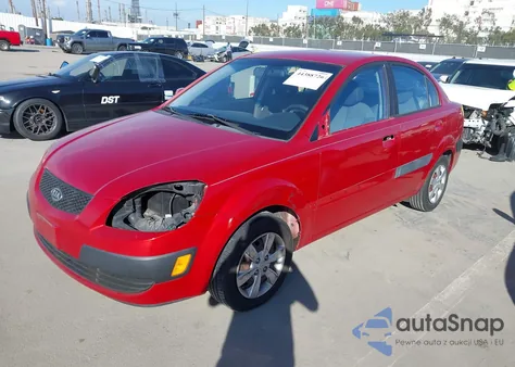 2008 Kia Rio Lx z USA, uszkodzony, nr VIN KNADE123986431734